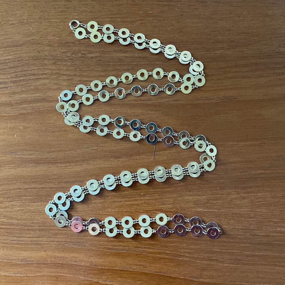 NECKLACE GOLD TONE 55” Vintage - Picture 2 of 7